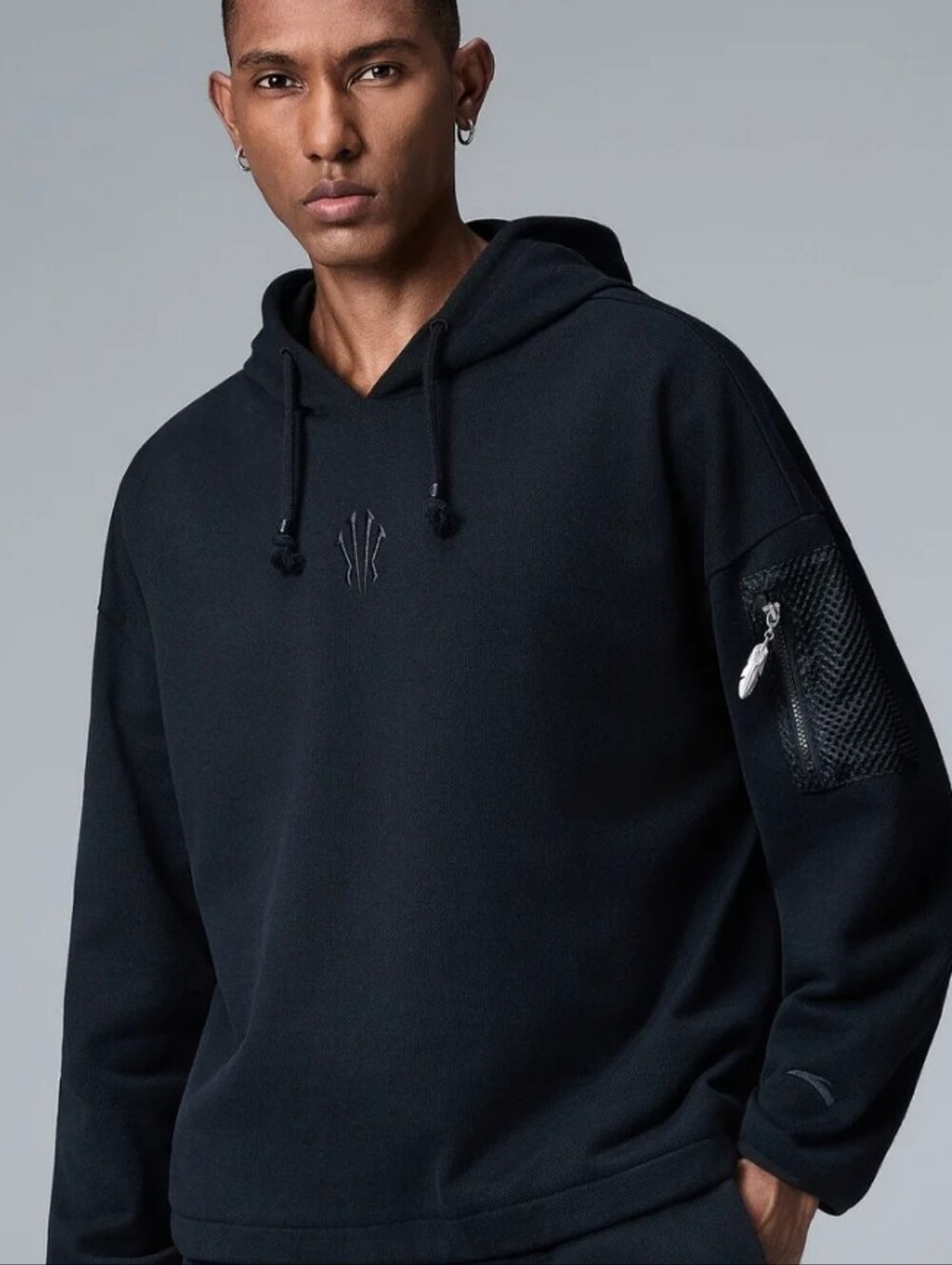 ANTA Oversized Fit Sweat Pullover Hoodie